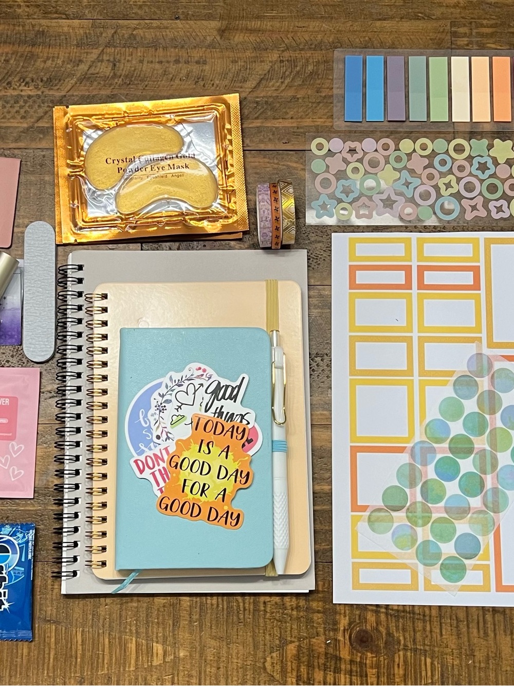 Scribbles & Smiles: self care box with journaling supplies and extra goodies